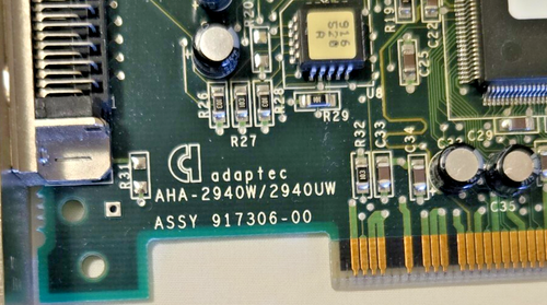ADAPTEC AHA-2940W/2940UW SCSI PCI CONTROLLER CARD - Picture 3 of 4