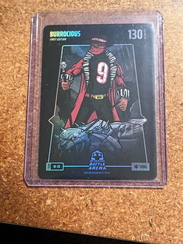 2024 Bo Jackson Battle Arena Battlefoil Burrocious Steel # BF-20 Joe Burrow
