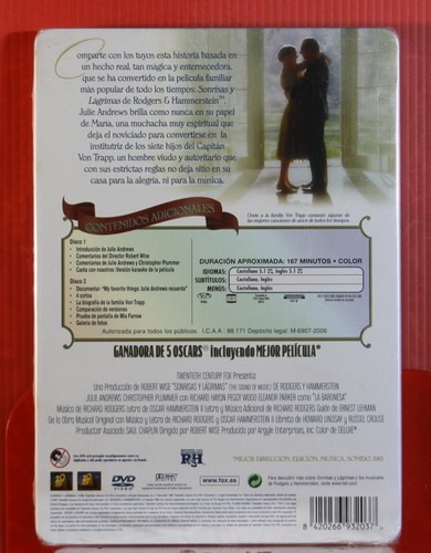 501/Sonrisas y Lagrimas 40 Aniversario Steelbook DVD 2 discos Precintado_España - Imagen 2 de 2
