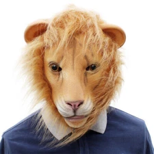 Halloween Latex Animal headgear Lion Mask Party Cosplay Masquerade Costume Props