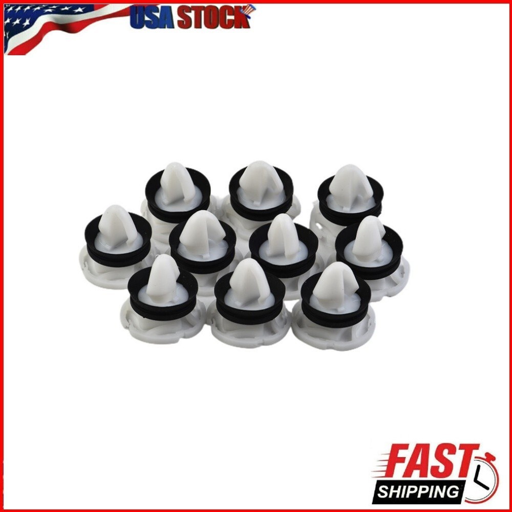 10x Nylon Door Trim Panel Mounting Clips For Renault 7703077476 Accessories