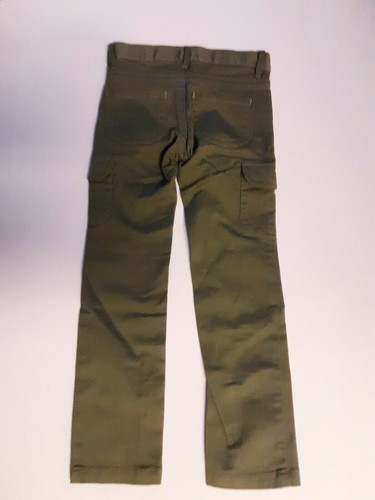 Oshkosh Bgosh Girl Size 5 NWT Hunter Green Cargo Pants Adjustable Waist. - Picture 2 of 3