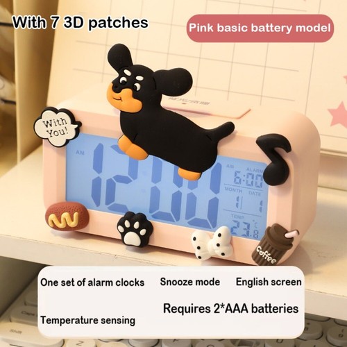 Charging Alarm Clock Portable Electronic Clock Student Specific Wake-up Tool - Picture 10 of 12