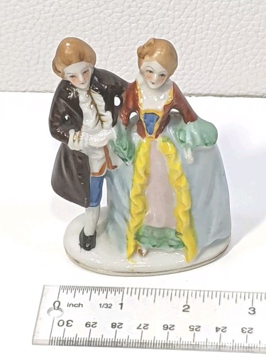 Estatuilla de mujer victoriana colonial Japón ocupado porcelana 1947-1952 - Imagen 3 de 5