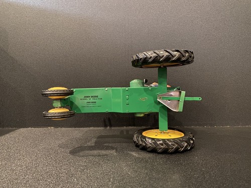 John Deere Model B Tractor Franklin Mint Tin Collectible Windup Paper Box Damage - Picture 17 of 24