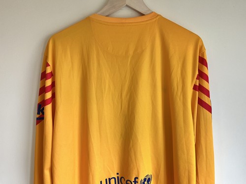 Barcelona 2015/2016 Goalkeeper GK LS Football Shirt Soccer Jersey Nike Men Sz XL - Picture 10 of 11