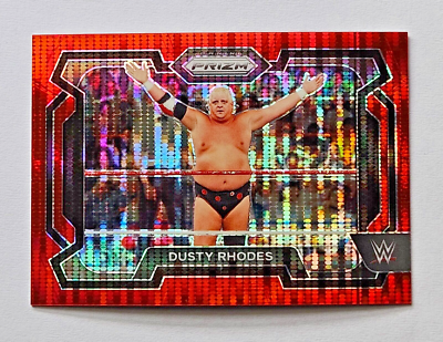 2024 Panini Prizm WWE #10 Dusty Rhodes Red Pulsar Prizm /399