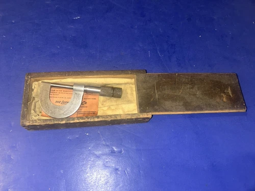 LUFKIN RULE CO. MICROMETER  No.611 USA Made. Pat. 1922. Original Box.