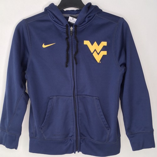 West Virginia WVU Mountaineers Hoodie Jacket Boys Youth M 10-12 Nike Therma Fit - Picture 11 of 11