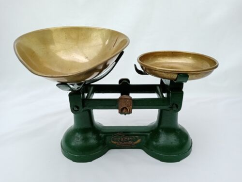 F J Thornton, Wolverhampton Viking Brass Weighing Scales - Picture 1 of 9