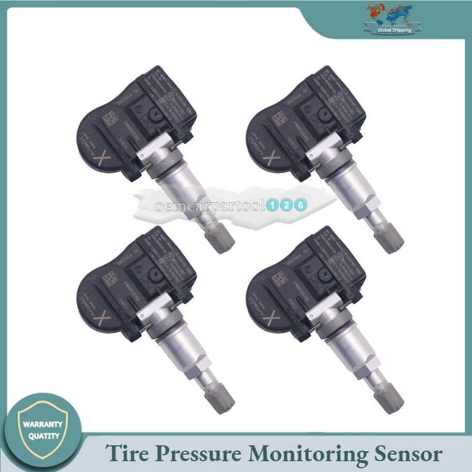 4Pcs Tire Pressure Monitoring Sensor For Nissan Sentra Versa 2012-19 315MHz - Image 2 of 4