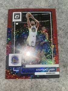 2022 Donruss Optic Red Sparkle Prizm Case Hit SSP Stephen Curry 96