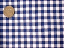 NAVY BLUE 1/4" GINGHAM VINYL OILCLOTH TABLECLOTHS DINING PATIO SIZES 48x48-108