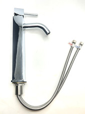 Signature Hardware Single Handle High Raised 8" Deck Mt Faucet Polished Chrome