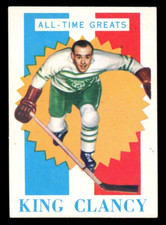 1960-61 TOPPS HOCKEY 47 King Clancy HOF EX-NM Toronto Maple Leafs All-Time Great