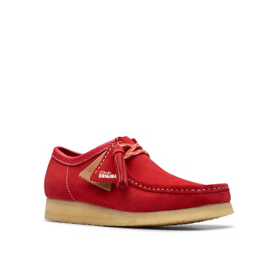 New CLARKS ORIGINAL WALLABEE 200th Year LIMITED EDITION RED