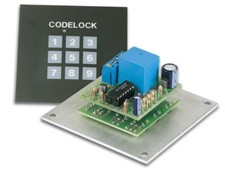 Codeschloss Zahlenschloss Touchpanel 9V - 15V...
