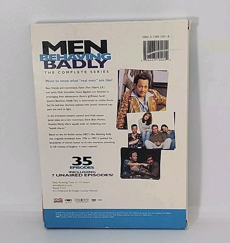 Men Behaving Badly - The Complete Series 4 Disc DVD Set - Rob