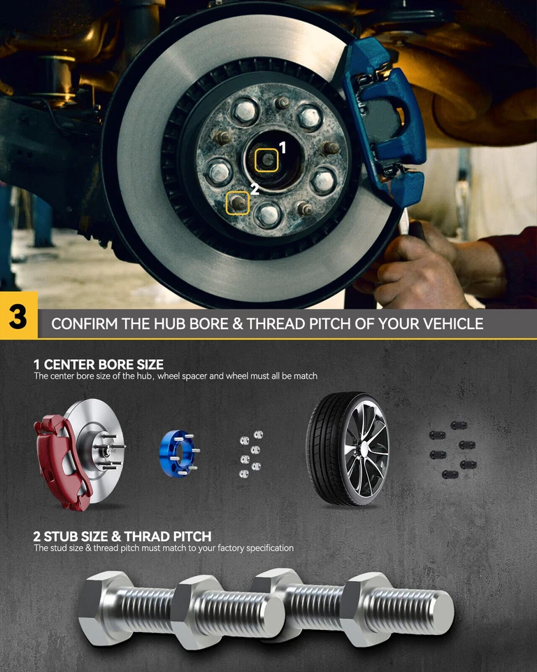 2x espaciadores de rueda 0,75" 5x4,5" M12x1,25 66,1 mm para Infiniti EX35 2008-2012 Foto 3 de 4