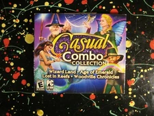 Casual Combo Collection Cosmi Win XP PC CD Hidden Object Puzzle Game Coll