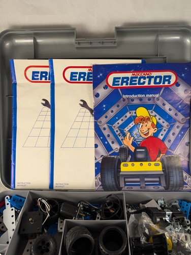 Vintage Meccano Special Edition Erector Set Case Plus Extras Building Set - Picture 11 of 16