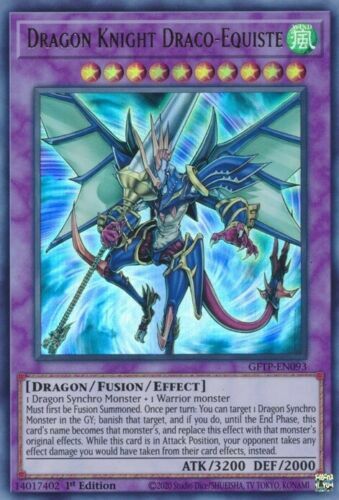 YUGIOH Dragon Knight Draco-Equiste Deck w/ Stardust Dragon Complete 42 - Cards - Picture 1 of 1