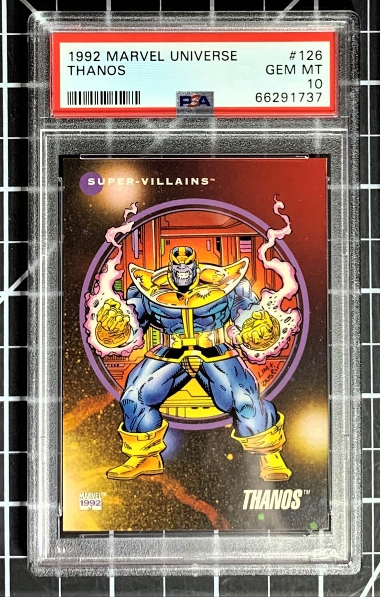 1992 Marvel Universe - #126 Thanos - PSA 10 GEM MINT | eBay