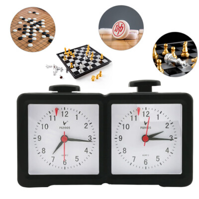 PQ9905 Quartz Electronic Analog Chess Clock I-go Count Up Down Timer Y6W3