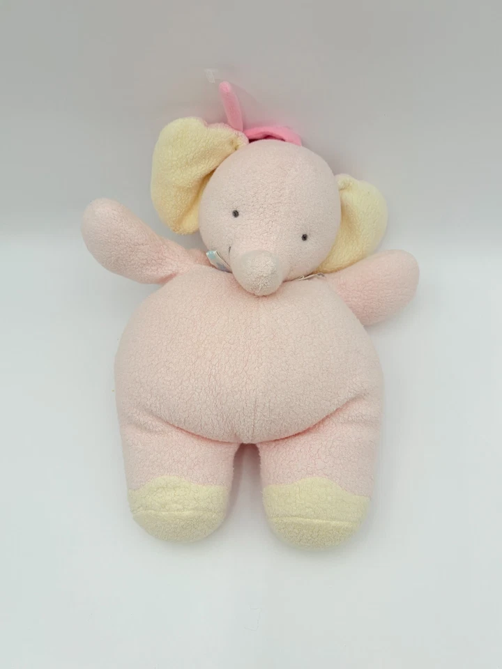 Juguete de prestigio rosa elefante cuna tirar muñeca de peluche musical canción de cuna juguete infantil Foto 2 de 4