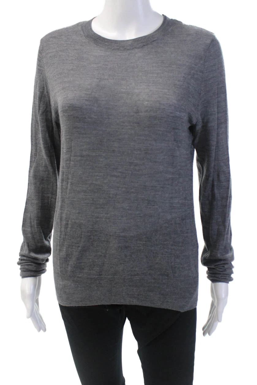 Zara Womens Wool Crew Neck Long Sleeve Pullover Sweater Top Gray Size M
Opens in a new window or tab