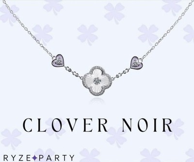 Ryze Limited Edition The Storyline Clover Noir Necklace