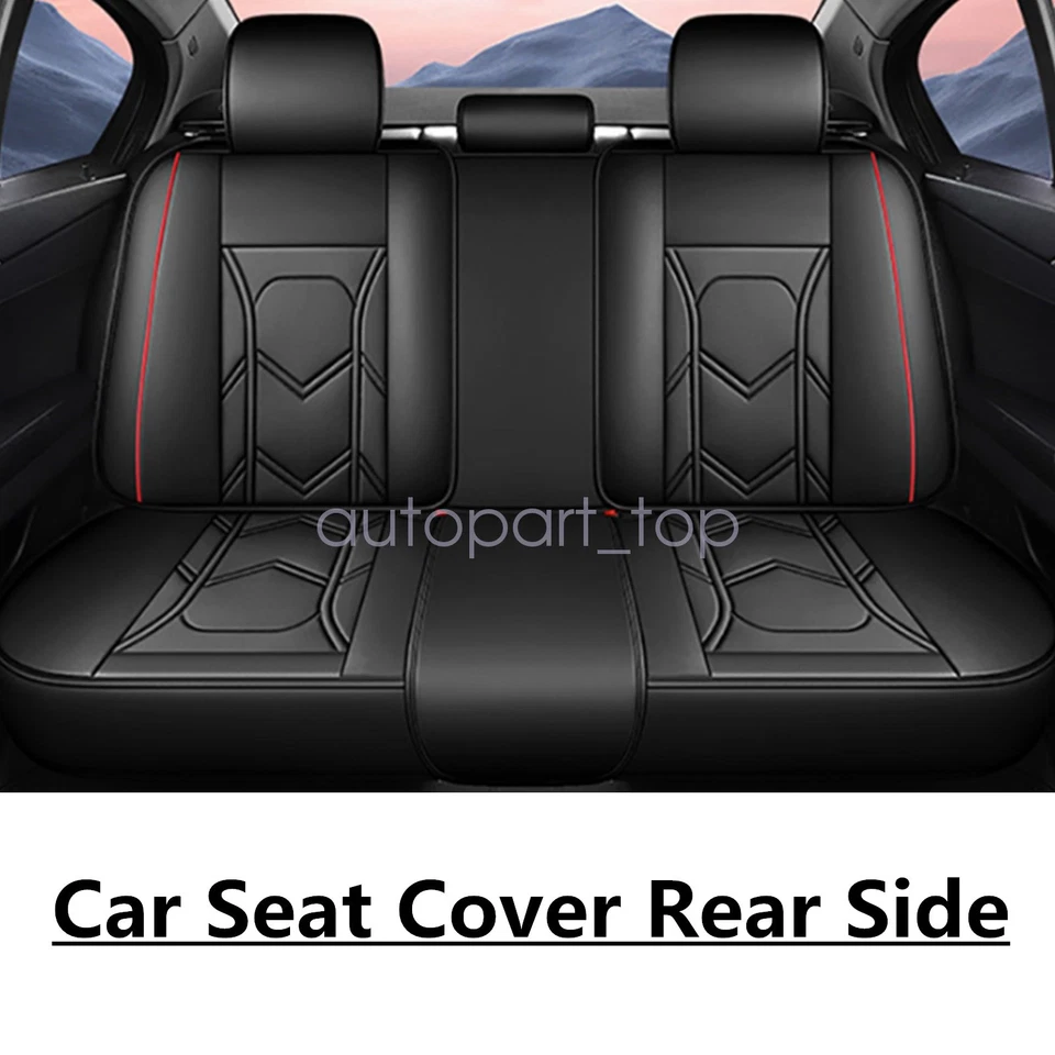 For Honda Passport Civic CR-V HR-V Car Seat Cover Full Set PU Leather 5-Seats Foto 4 de 4