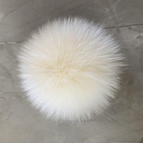 Pompones de piel de zorro natural 10 cm 13 cm 14 cm bolas artesanales esponjosas para tejer hágalo usted mismo 2 piezas - Imagen 35 de 46