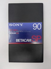 VTG Sony Betacam SP BCT-90MLA 90min Large Metal Video Cassette Tape w/ Case NEW