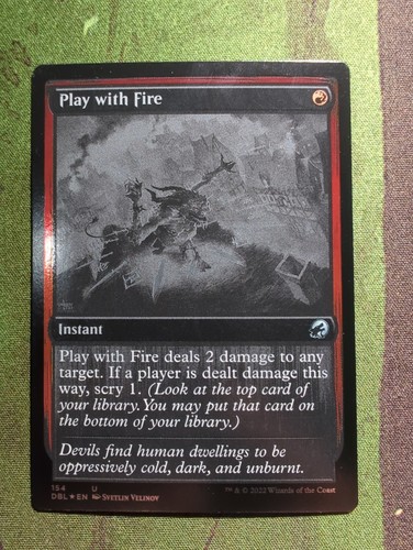 Play with Fire (Foil) - Innistrad: Double Feature #154/277