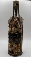 Wine Bottle Cork Holder, Decorative Wine Cork Storage and Decor, Set of 1
