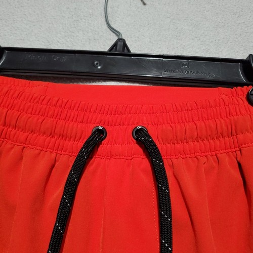 Outerknown Active Shorts Mens Medium Orange Red 7" Volley Performance Beach Dad - Picture 8 of 12