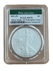 2021 (P) American Silver Eagle Emergency Issue PCGS MS 70 T1