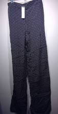 Image of Long Tall Sally Black & white Polka Dot Trousers BNWT UK 14 - CG CB9
