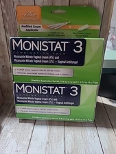 2. MONISTAT 3 COMBO PACK -  3 Dose Yeast Infection Treatment + Cream EXP 05/2027