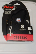 Flexi CLASSIC dog leash Cord 16 Ft SMALL BLACK