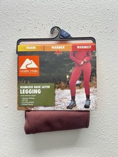 OZARK TRAIL Women's XS Seamless Base Layer Legging Thermal Bottoms Warmer Ginger