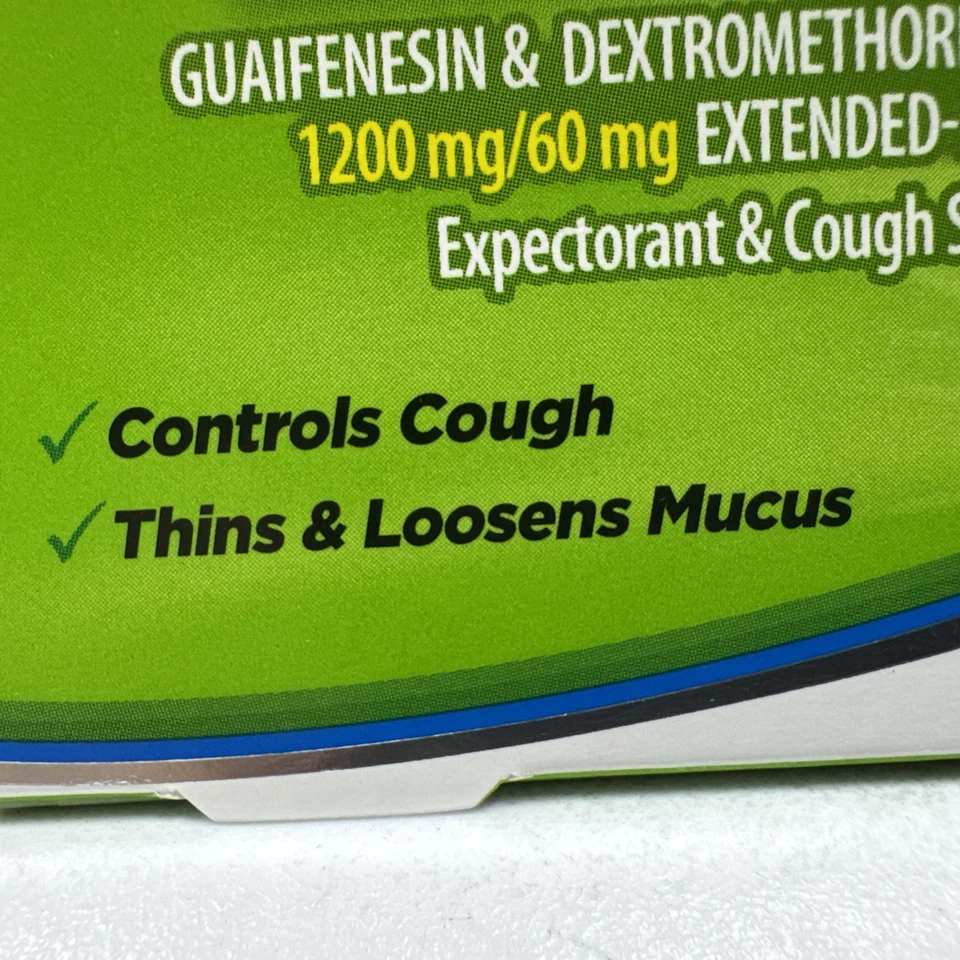 Robitussin 12 часов средство от кашля и слизи 16 таблеток пролонгированного действия срок годности 02/26 - Изображение 4 из 4