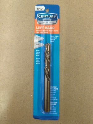 Century Drill & Tool 74128 Left Hand Stub Drill Bit - 7/16-inch - BRAND NEW