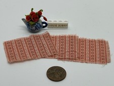 Vintage Lot of Dollhouse Kitchen items Cannisters Placemats  FLower Pot