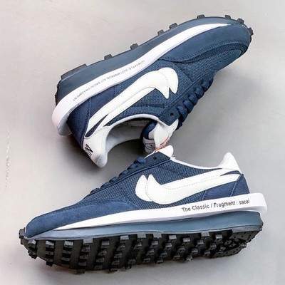 Men s Running Shoes Nike Fragt Design x sacai x LDV Waffle 'Blackened Blue' 