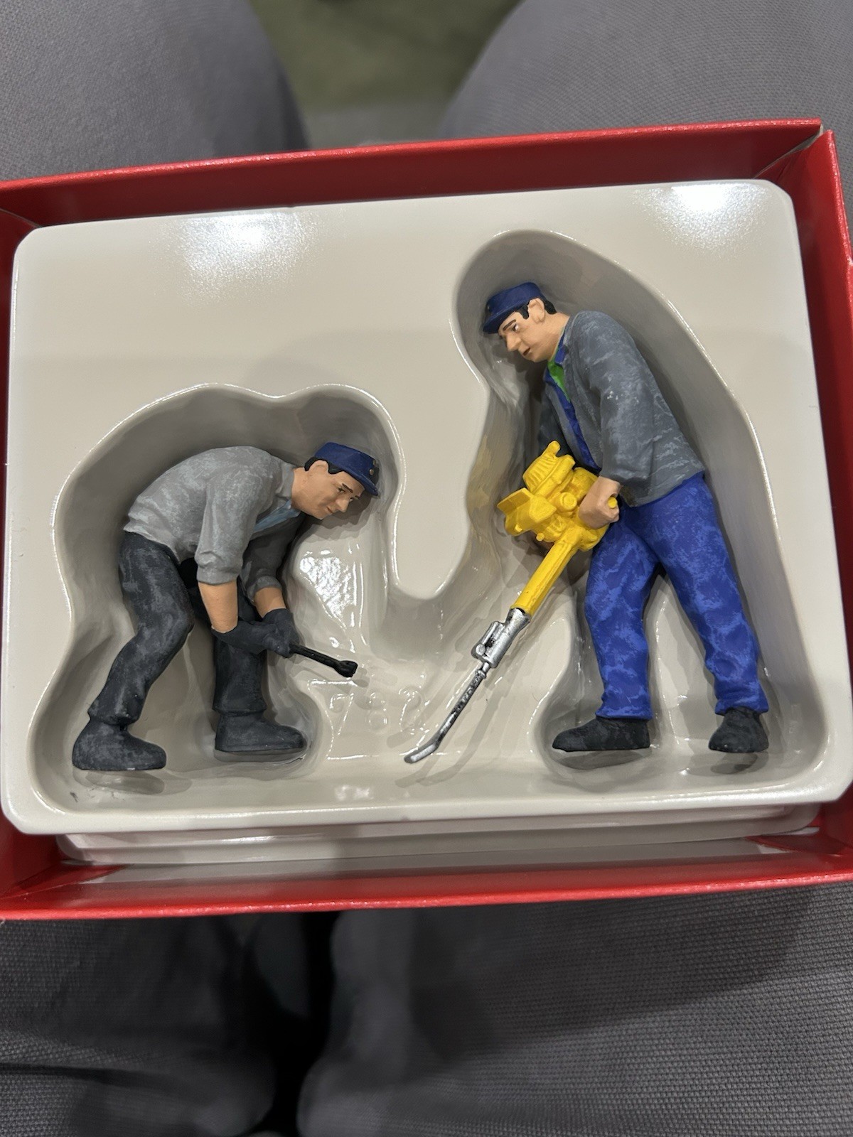 Preiser 45019 1:22.5 Scale Figures for LGB.  Track Workers, Special Tools, C7/EX