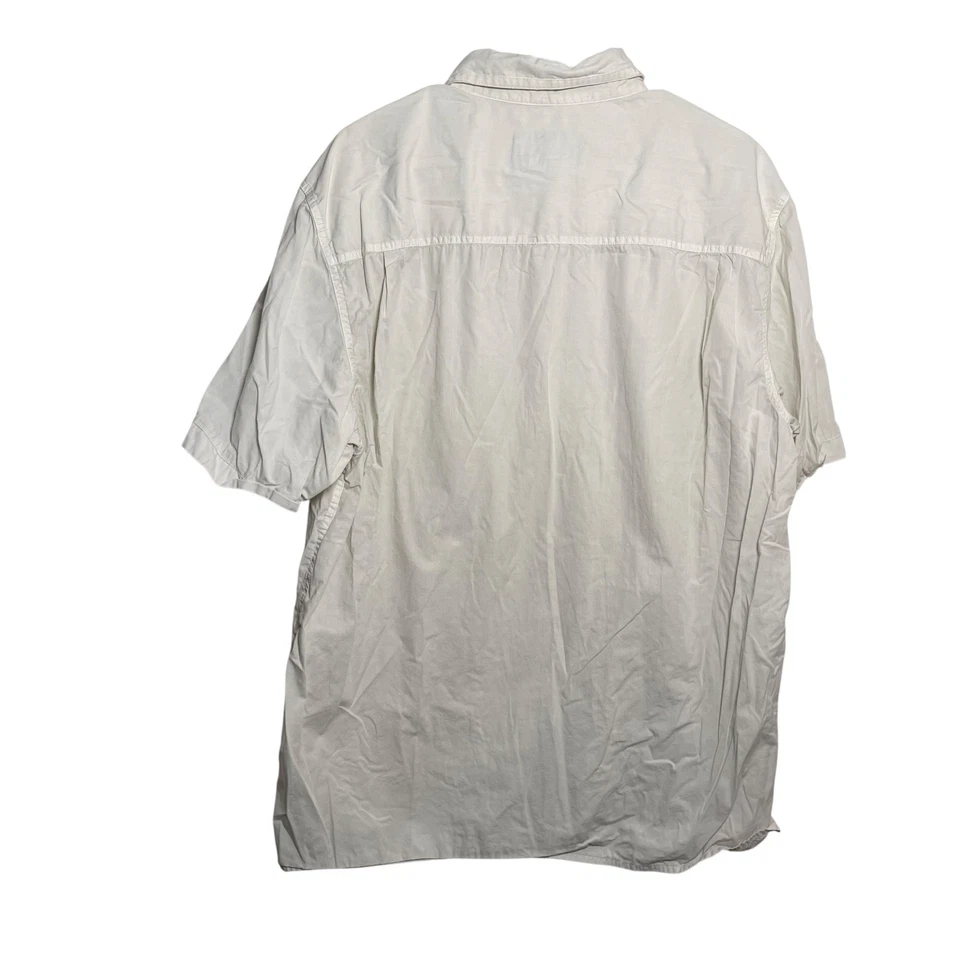 The Territory Ahead Shirt Men's XL Beige Button Up Collared Short Sleeve Top - Image 4 of 4