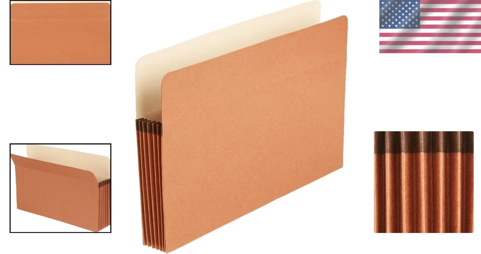 Accordion Organizer Legal Size 50-Pack, 5-1/4 Inch Expansion - Image 2 of 4