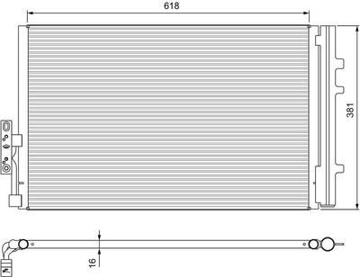 Klimakondensator für BMW X3 F25 X4 F26 10-18